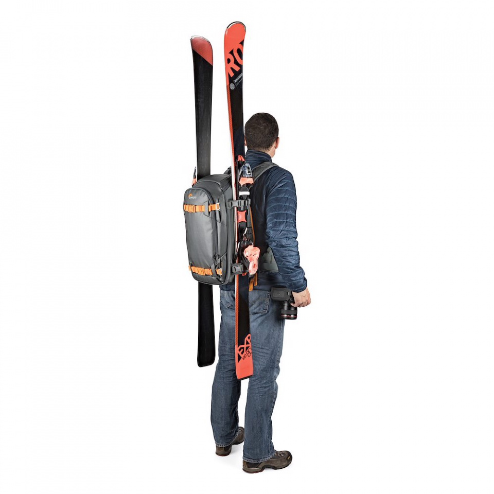 Mochila Fotográfica Lowepro Whistler BP 350 AW II Gris 3