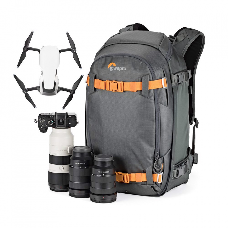 Mochila Fotográfica Lowepro Whistler BP 350 AW II Gris 5
