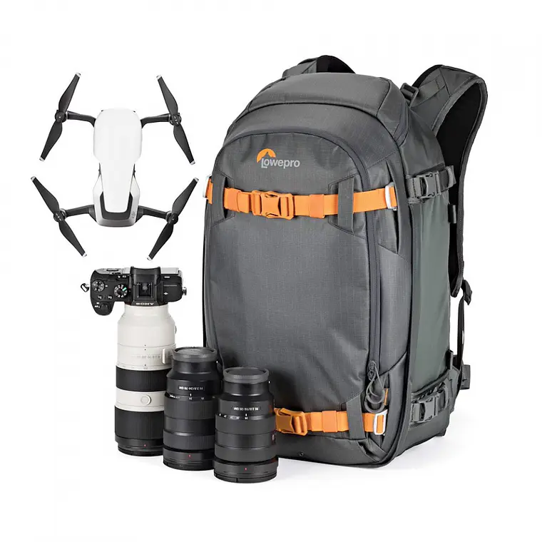Mochila Fotográfica Lowepro Whistler BP 350 AW II Gris 15