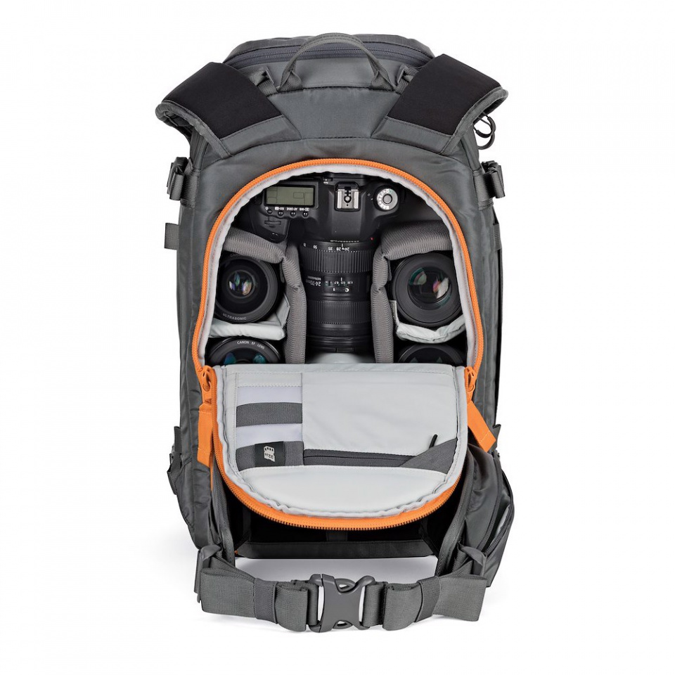 Mochila Fotográfica Lowepro Whistler BP 350 AW II Gris 8