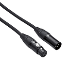 Cable de micrófono Profesional XLR-XLR  Bespeco Serie Rockit / 1 metro 2