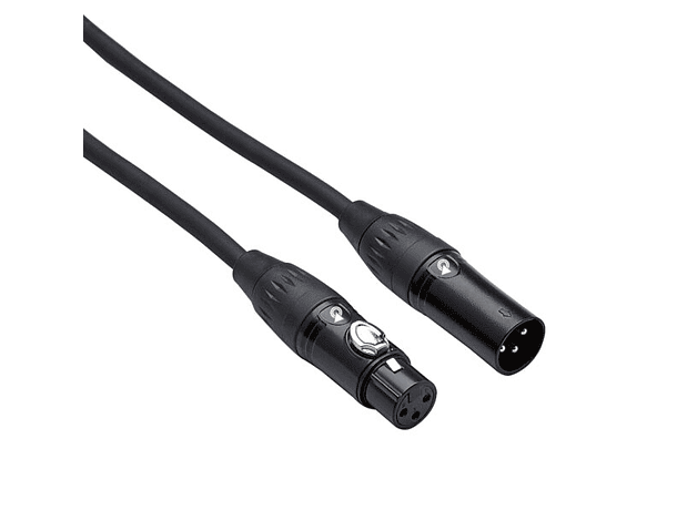 Cable de micrófono Profesional XLR-XLR  Bespeco Serie Rockit / 1 metro