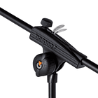 Atril para micrófono profesional Bespeco con porta uñeta 2