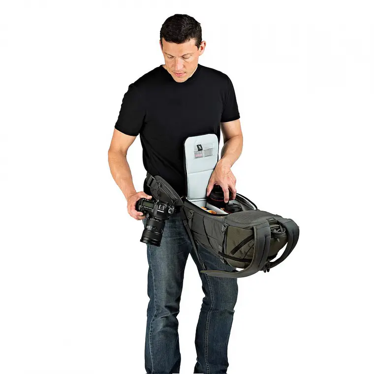 Mochila Fotográfica Lowepro Flipside Trek BP 350 AW Gris 3