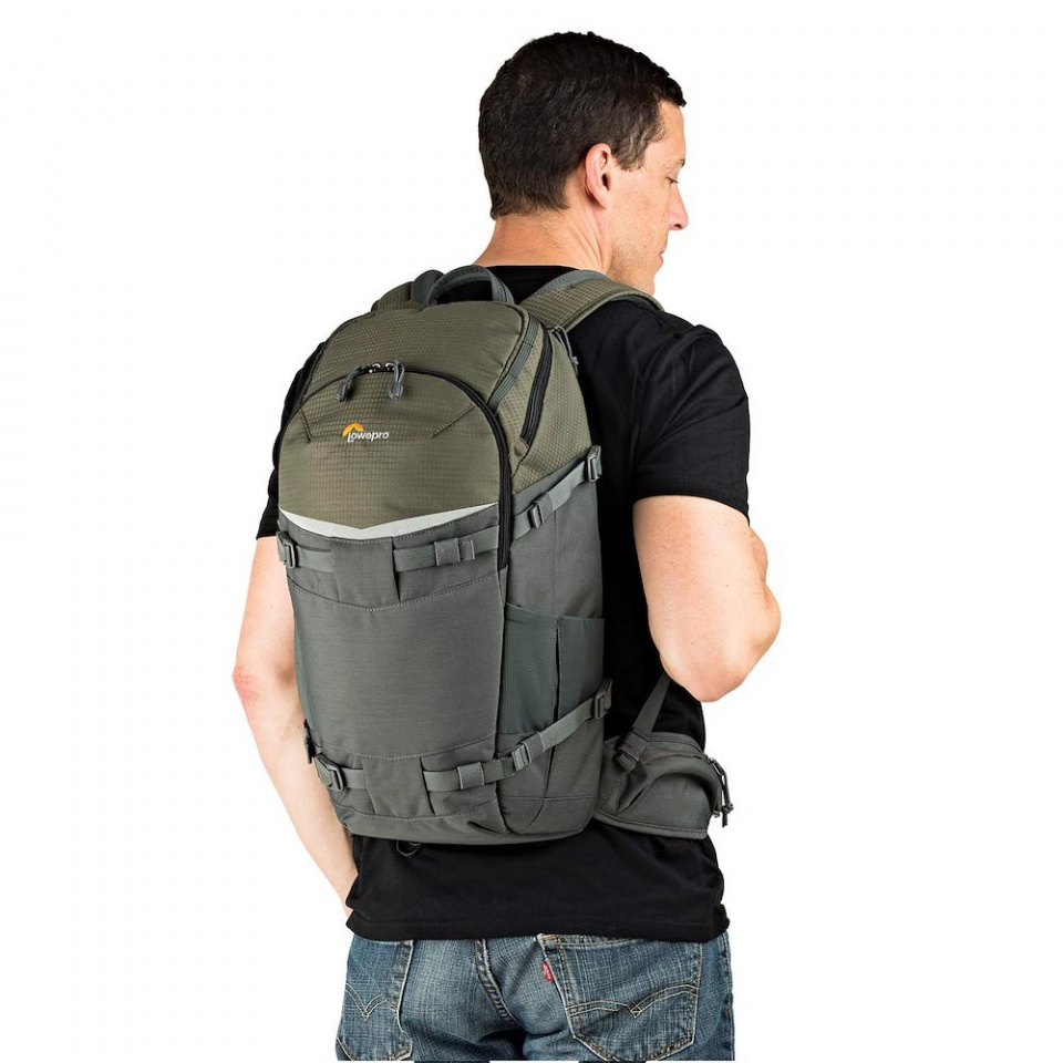 Mochila Fotográfica Lowepro Flipside Trek BP 350 AW Gris 2