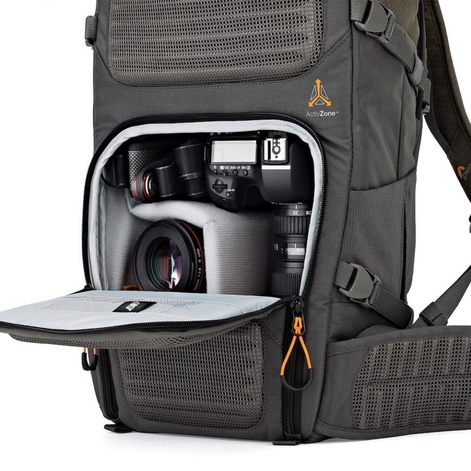 Mochila Fotográfica Lowepro Flipside Trek BP 350 AW Gris 6