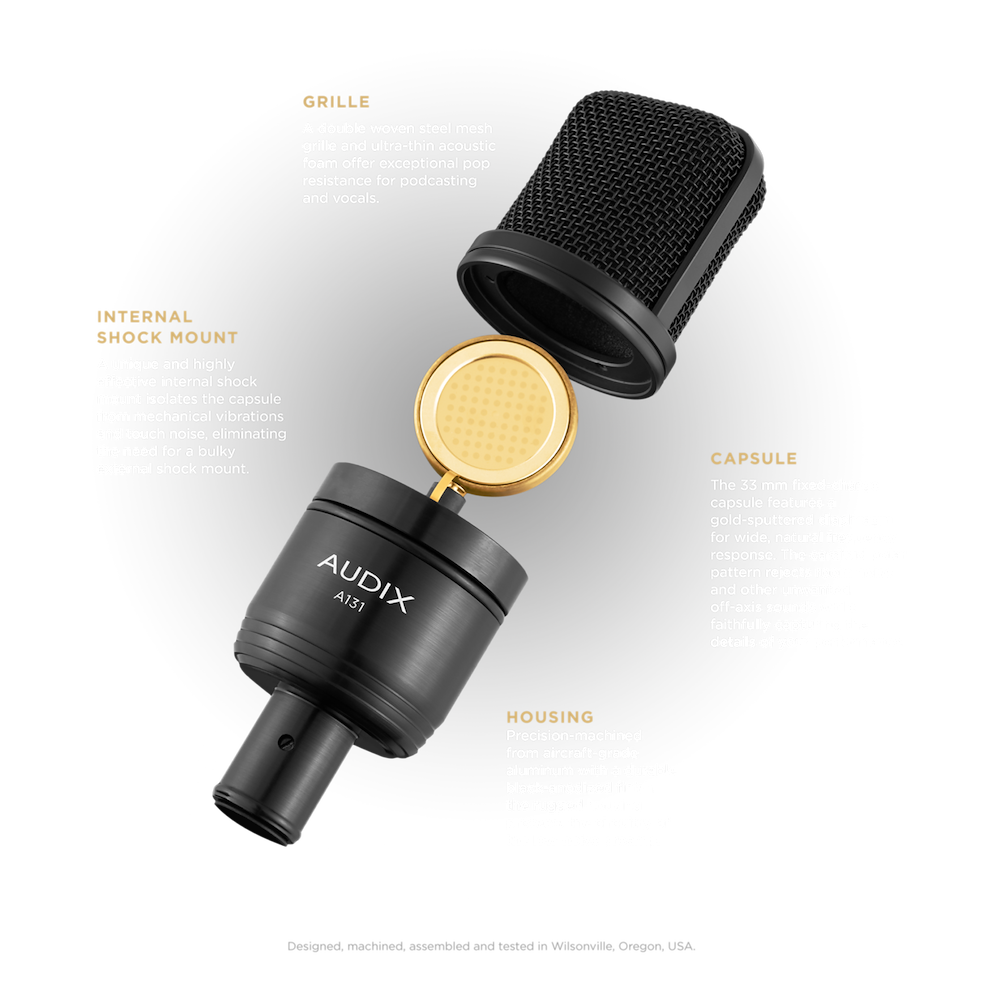 Micrófono Condensador de Estudio de Gran Diafragma AX A131 4