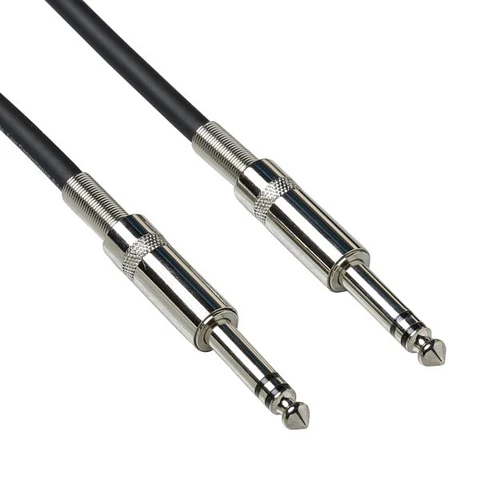 Cable de Instrumento Bespeco Plug - Plug TRS / 1 metro
