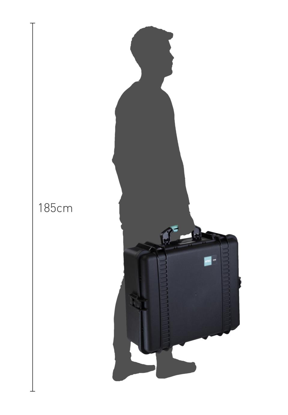 Maletín Rígido HPRC 2700 Con Espuma - Negro 4