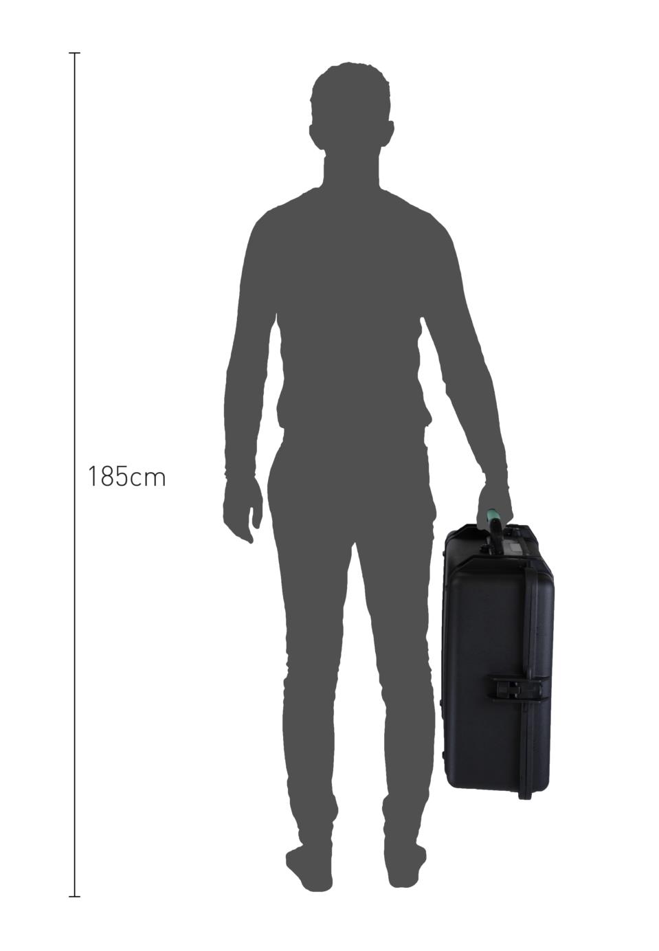 Maletín Rígido HPRC 2700 Con Espuma - Negro 6