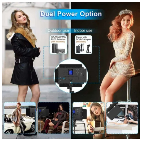 Kit de 3 Luces LED VL-S192T de 45W con CRI +95 4