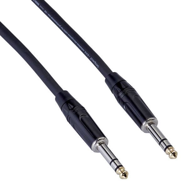 Cable de Audio Plug TRS Stereo Bespeco serie Rockit / 3 Metros  1