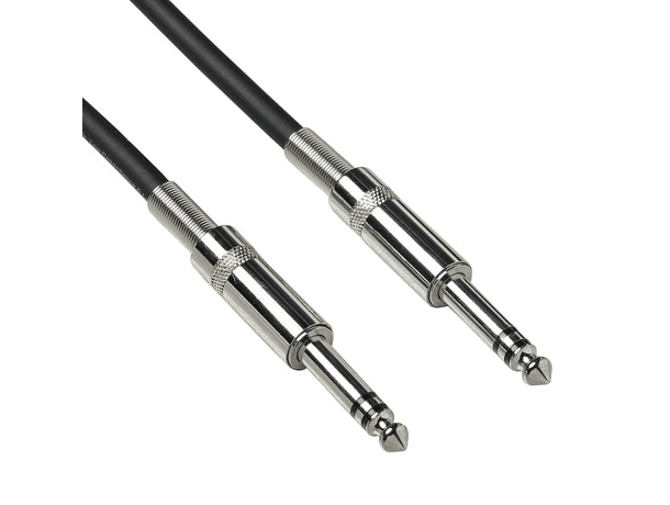 Cable de Audio Plug-Plug TRS 3 Bespeco / 1 metro