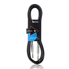 Cable de Audio Plug-Plug TRS 3 Bespeco / 1 metro 1