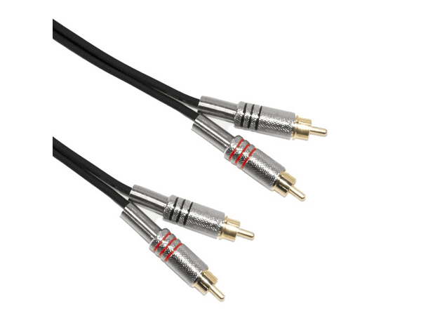 Cable de Audio 2x RCA - 2x RCA Bespeco / 3 metros 