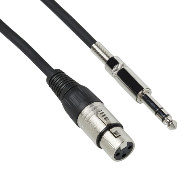 Cable de micrófono Bespeco XLR H - Plug balanceado / 3 metros  2
