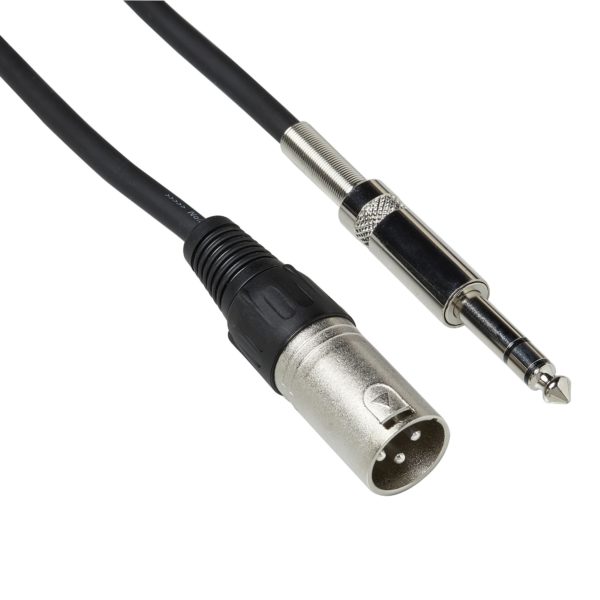 Cable de micrófono Bespeco XLR M - Plug balanceado / 5 metros  1