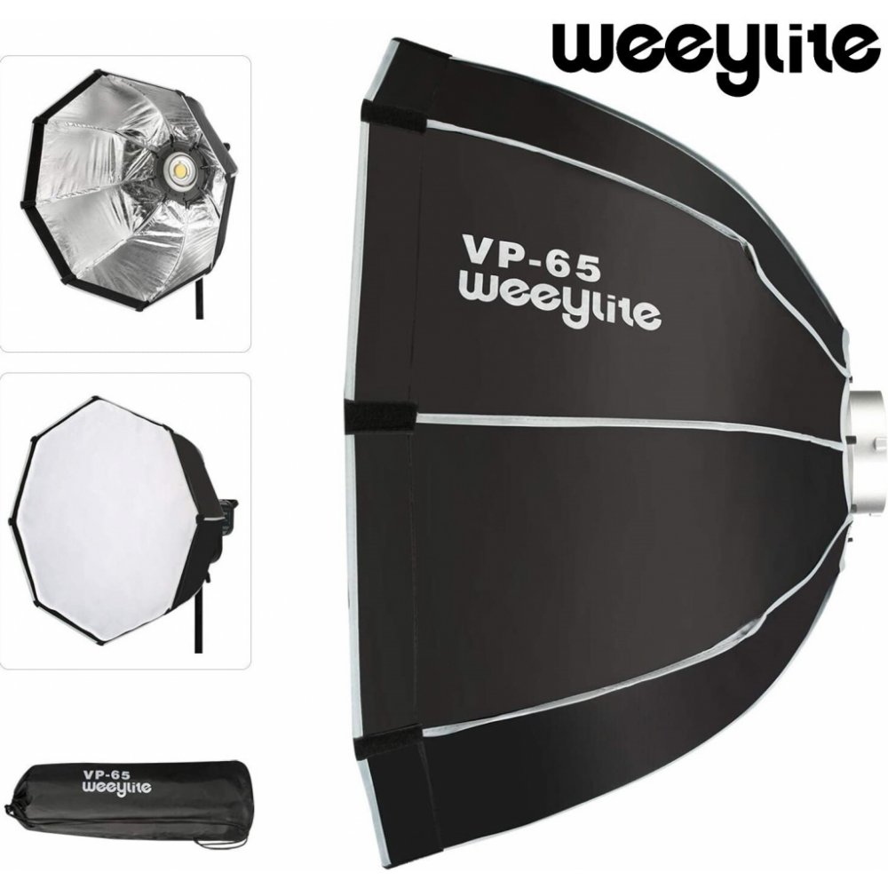 Caja de Luz Octogonal Weeylite VP-45 de 60 cm para Viltrox Ninja 4