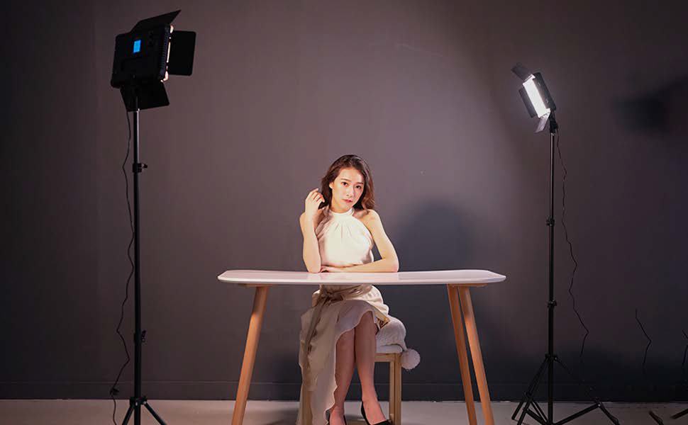 Kit de 2 Luces LED VL-S192T de 45W con CRI +95 2