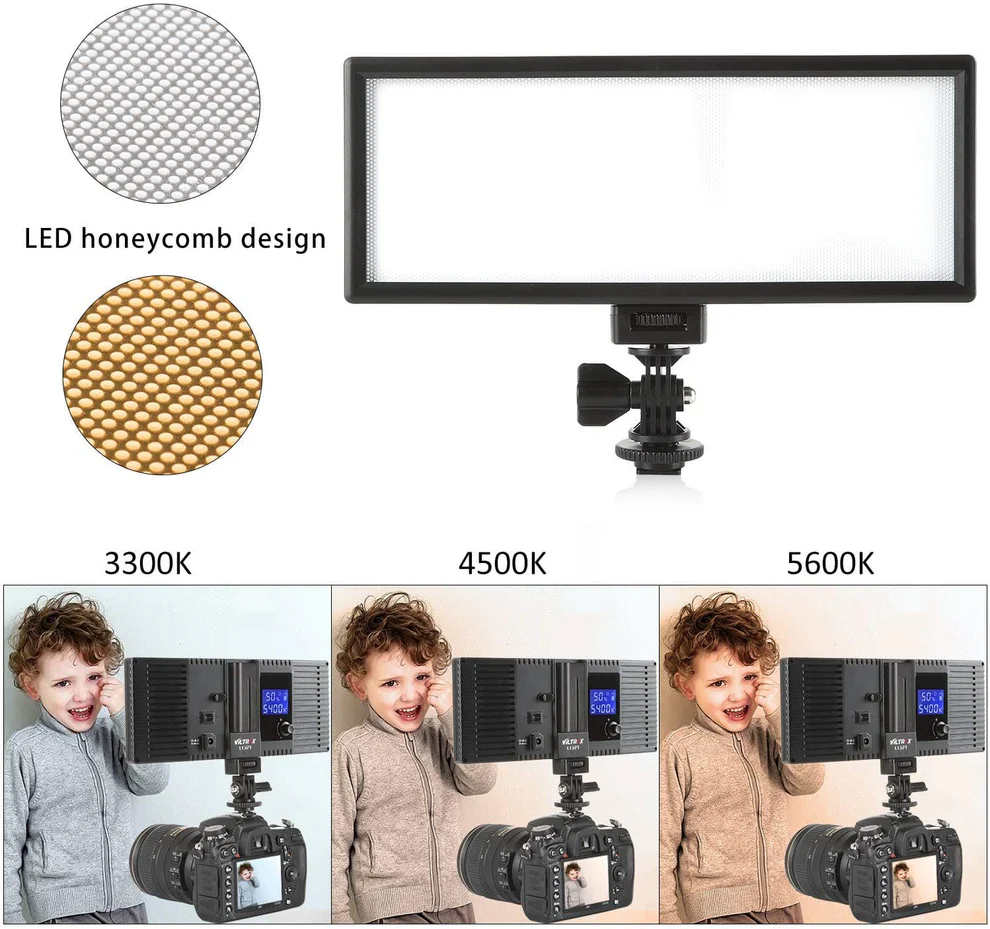 Luz LED Viltrox L132T de 0,78″ 5