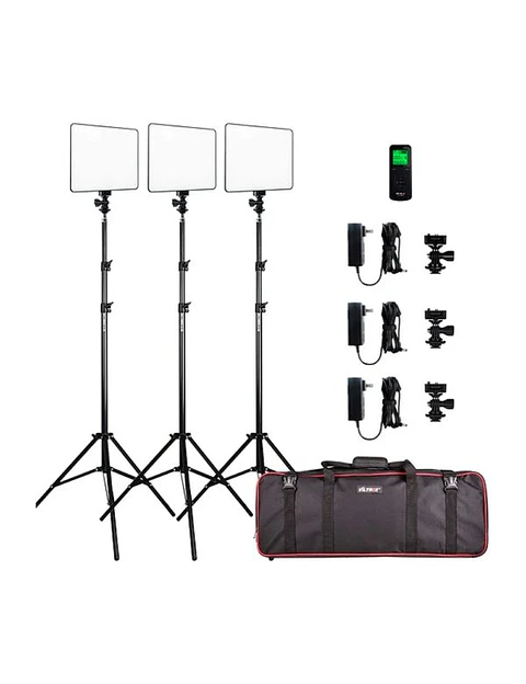 Kit de 3 Luces LED VL-200T de 30W Regulables