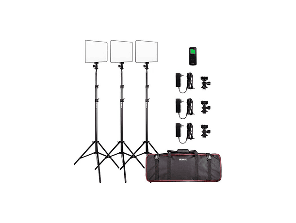 Kit de 3 Luces LED VL-200T de 30W Regulables