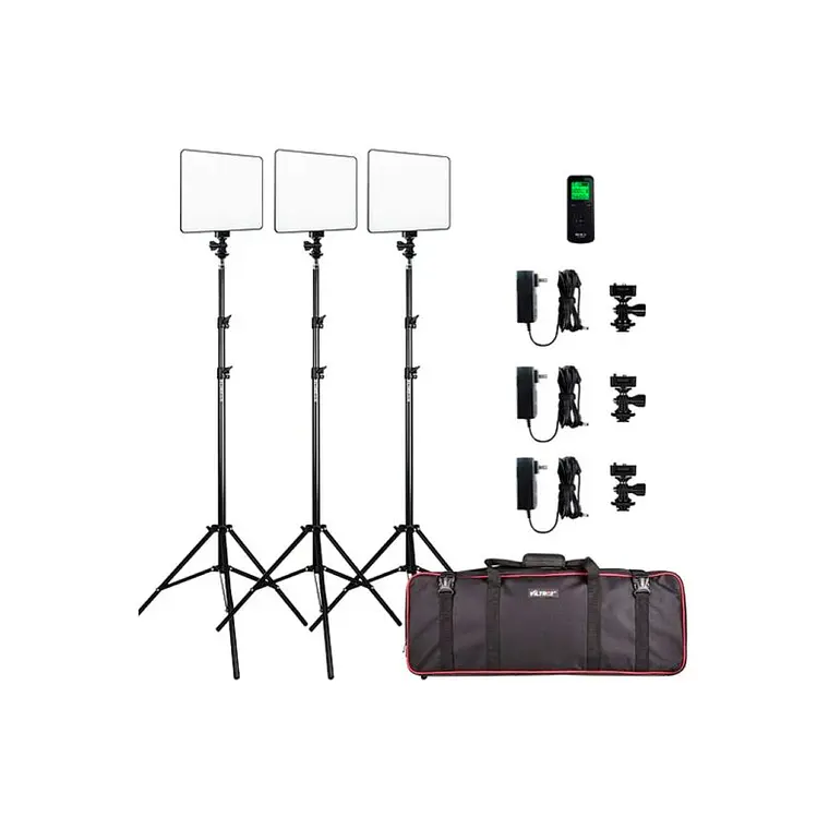 Kit de 3 Luces LED VL-200T de 30W Regulables 1