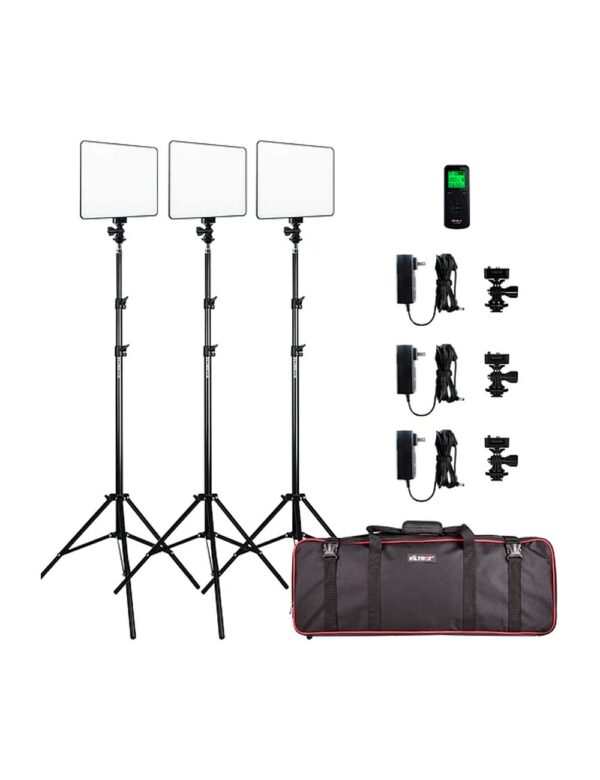 Kit de 3 Luces LED VL-200T de 30W Regulables 1