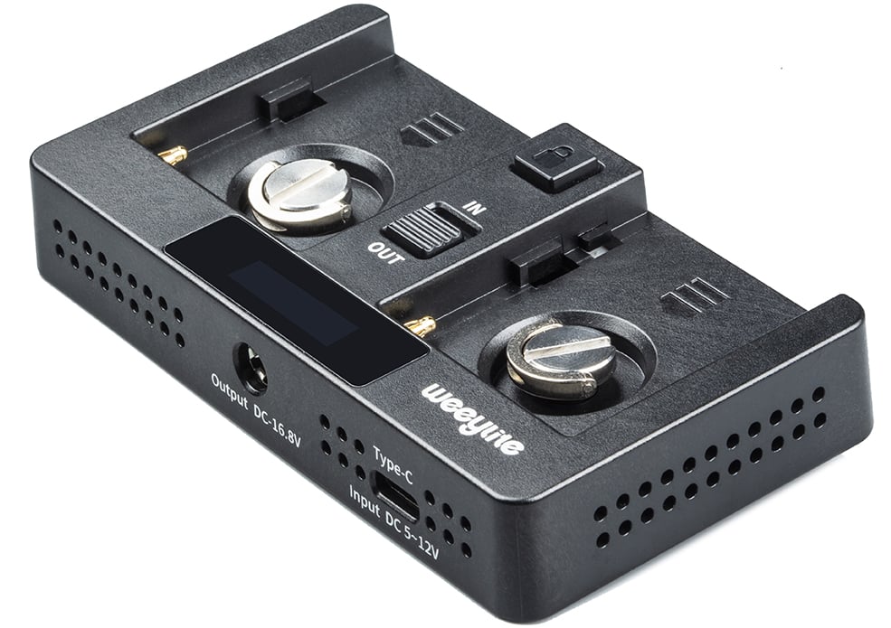 Placa Adaptadora de Batería NP-F Weeylite WB2 para Luces Viltrox 1