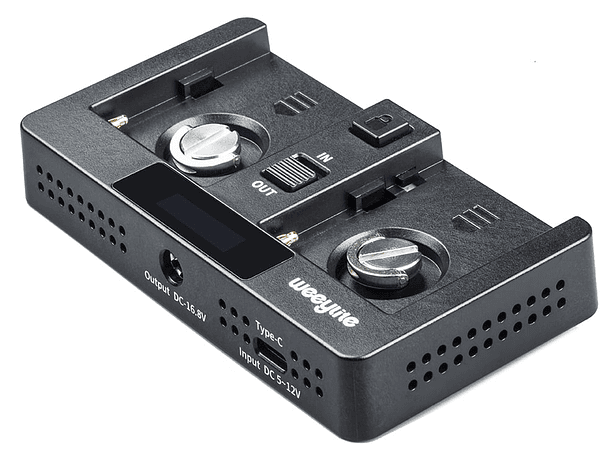 Placa Adaptadora de Batería NP-F Weeylite WB2 para Luces Viltrox