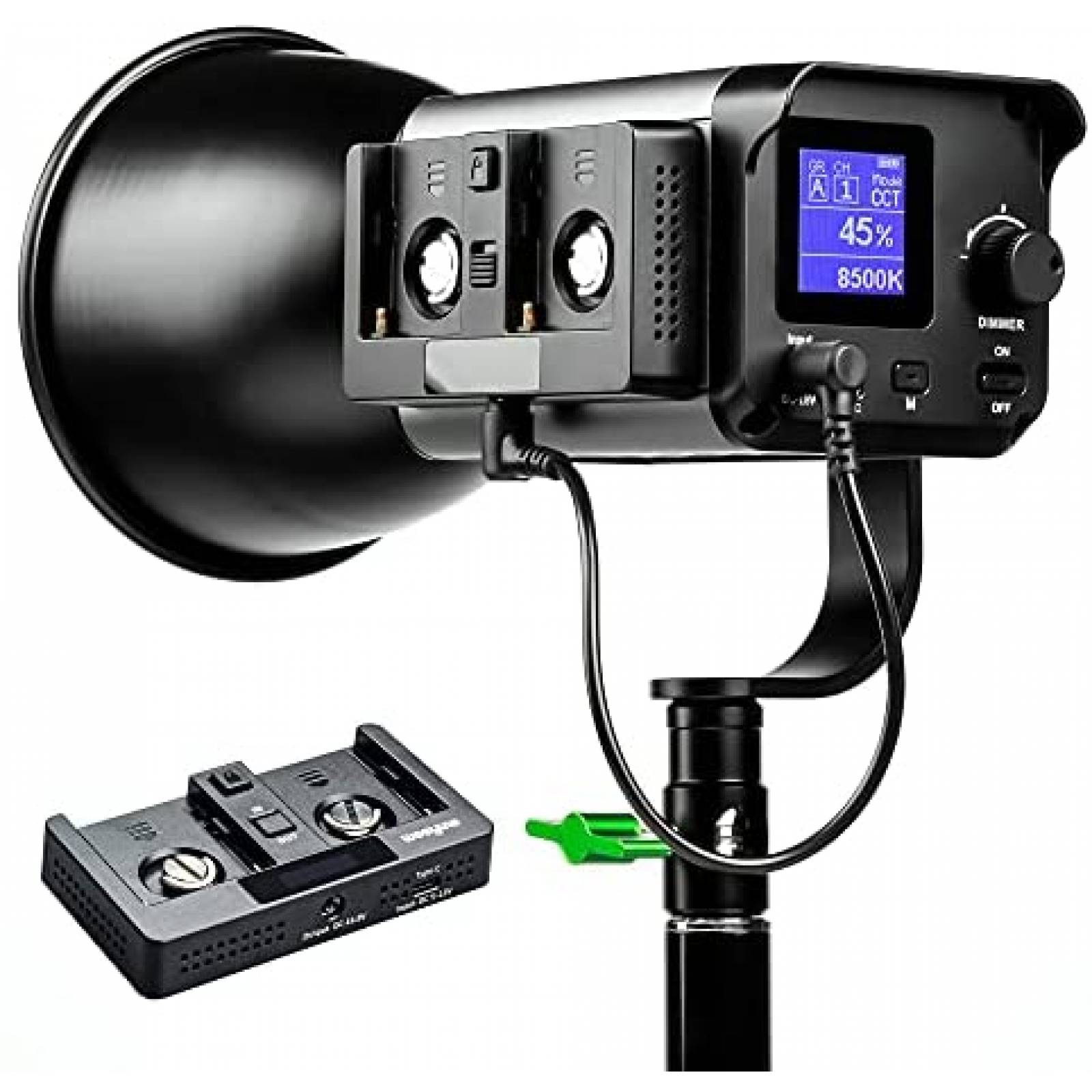 Placa Adaptadora de Batería NP-F Weeylite WB2 para Luces Viltrox 3