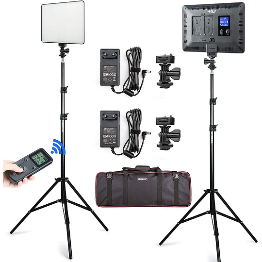 Kit de 2 Luces LED VL-200T de 30W Regulables 1