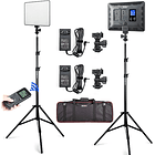 Kit de 2 Luces LED VL-200T de 30W Regulables 1