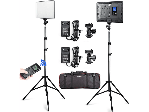 Kit de 2 Luces LED VL-200T de 30W Regulables