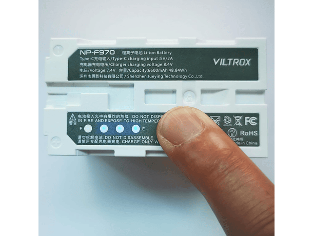 Cargador de Batería Viltrox NP-F970
