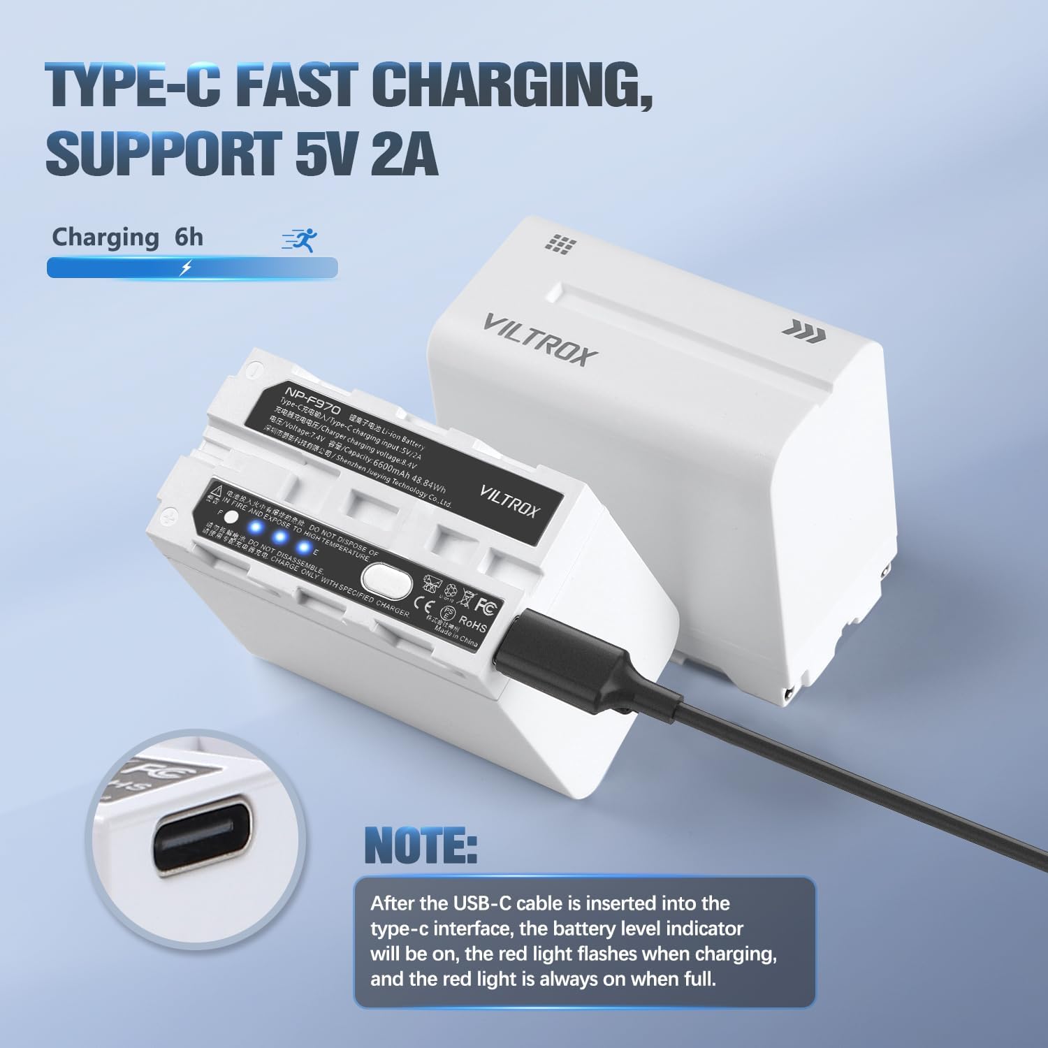 Batería Viltrox NP-F970 5