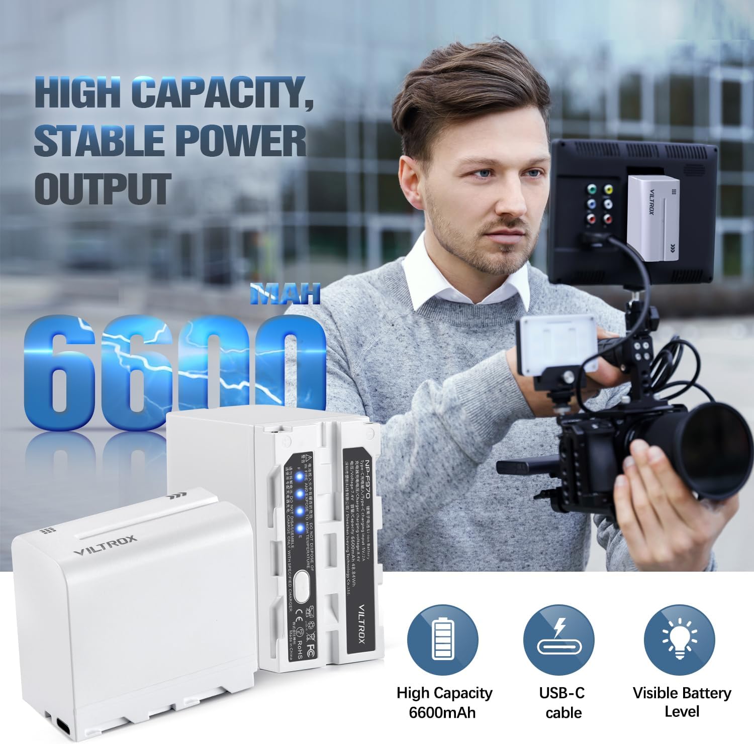 Batería Viltrox NP-F970 2