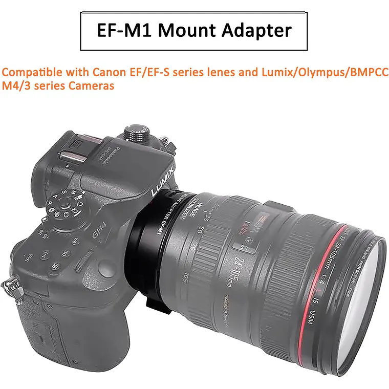 Adaptador Viltrox EF-M1 para Lentes Canon EF a Cámaras Micro 4/3 5
