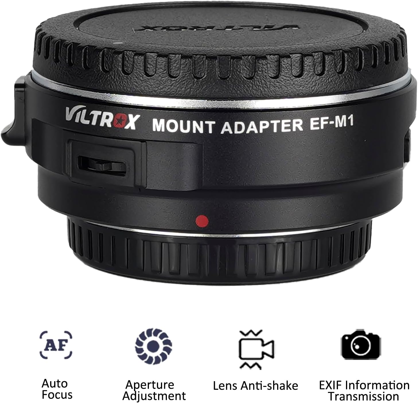 Adaptador  Viltrox EF-M1 para Lentes Canon EF a Cámaras Micro 4/3 4