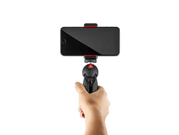 Mini Trípode Manfrotto PIXI con soporte de celular (hecho en Italia)