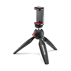 Mini Trípode Manfrotto PIXI con soporte de celular (hecho en Italia) 4