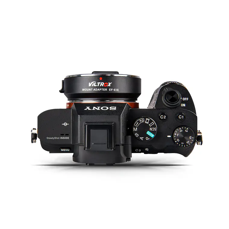 Adaptador de Lentes Autofocus Viltrox EF-E II AF Booster de Canon para Montura Sony E 4