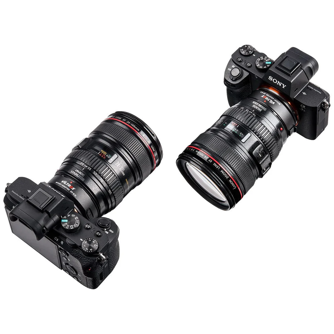 Adaptador de Lentes Autofocus Viltrox EF-E II AF Booster para Montura Sony E 6