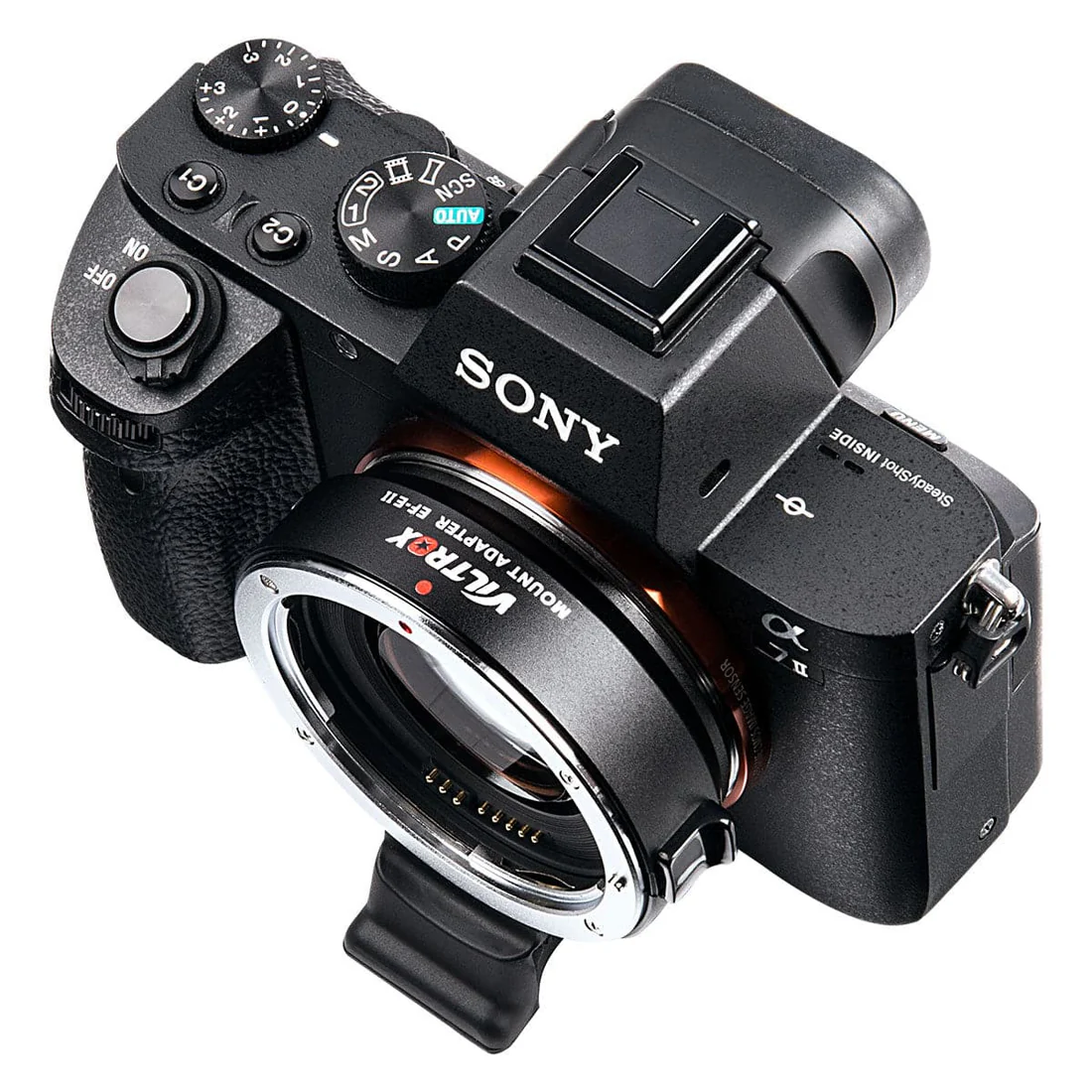Adaptador de Lentes Autofocus Viltrox EF-E II AF Booster para Montura Sony E 10