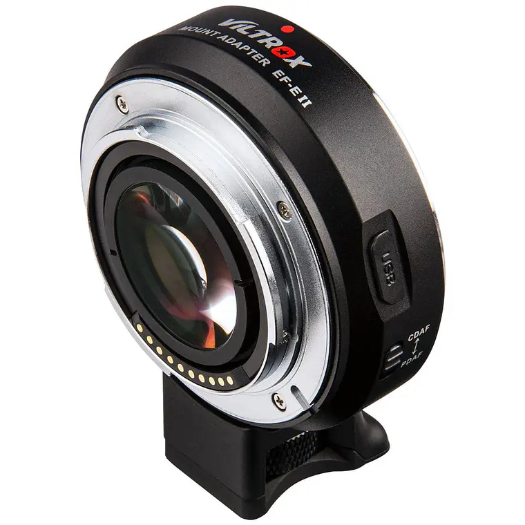 Adaptador de Lentes Autofocus Viltrox EF-E II AF Booster de Canon para Montura Sony E 12