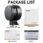 Adaptador de Montura Viltrox de Lentes Canon EF / EF-S a Cámaras Canon EF-M 6