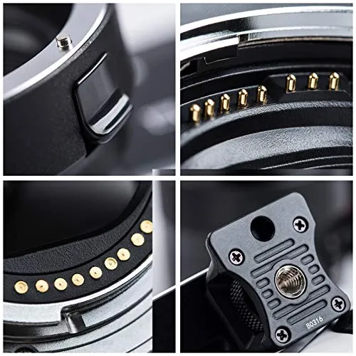 Adaptador de Montura Viltrox de Lentes Canon EF / EF-S a Cámaras Canon EF-M 5