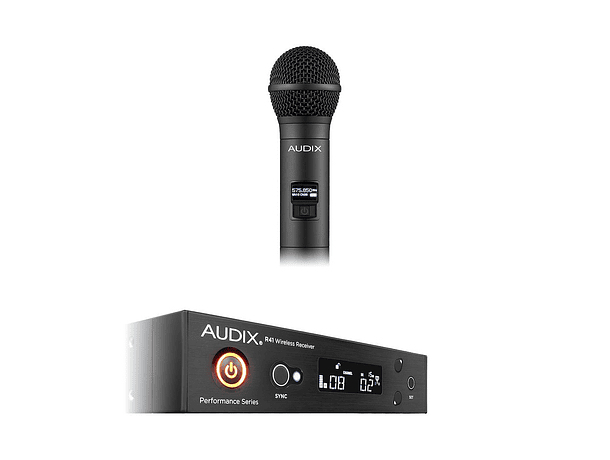 Sistema Inalámbrico Audix R41 con Transmisor de Mano H60/OM2