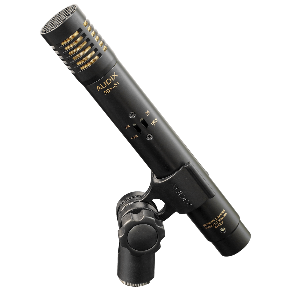 Micrófono Condensador Electret Profesional Audix ADX51 con Atenuador y Filtro de Corte 1