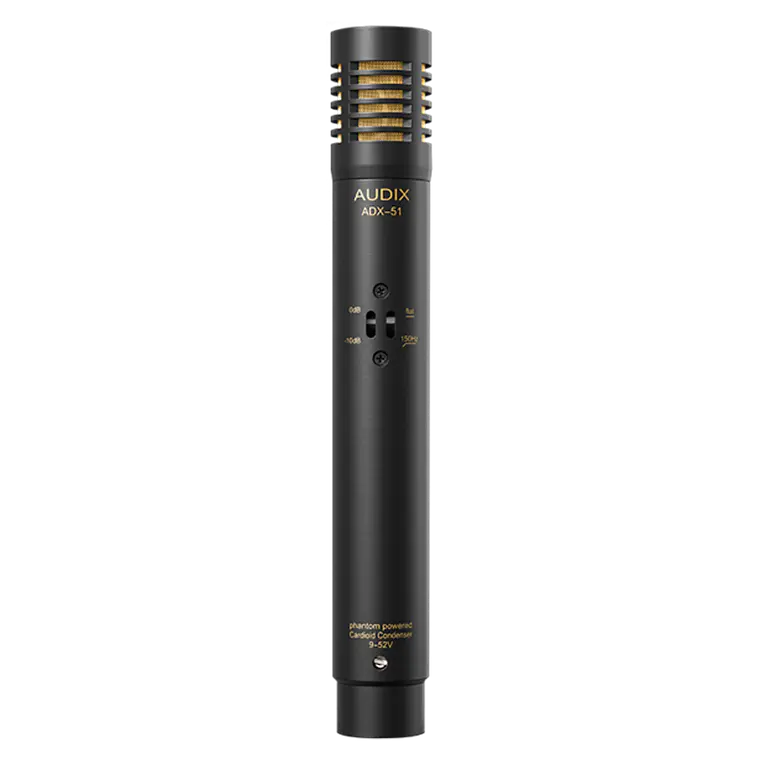 Micrófono Condensador Electret Profesional Audix ADX51 con Atenuador y Filtro de Corte 5